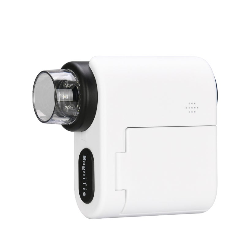 Handheld Digital Microscope for Kids 1000X Magnification 4K Resolution 2.0-Inch LED Screen White - Image 2