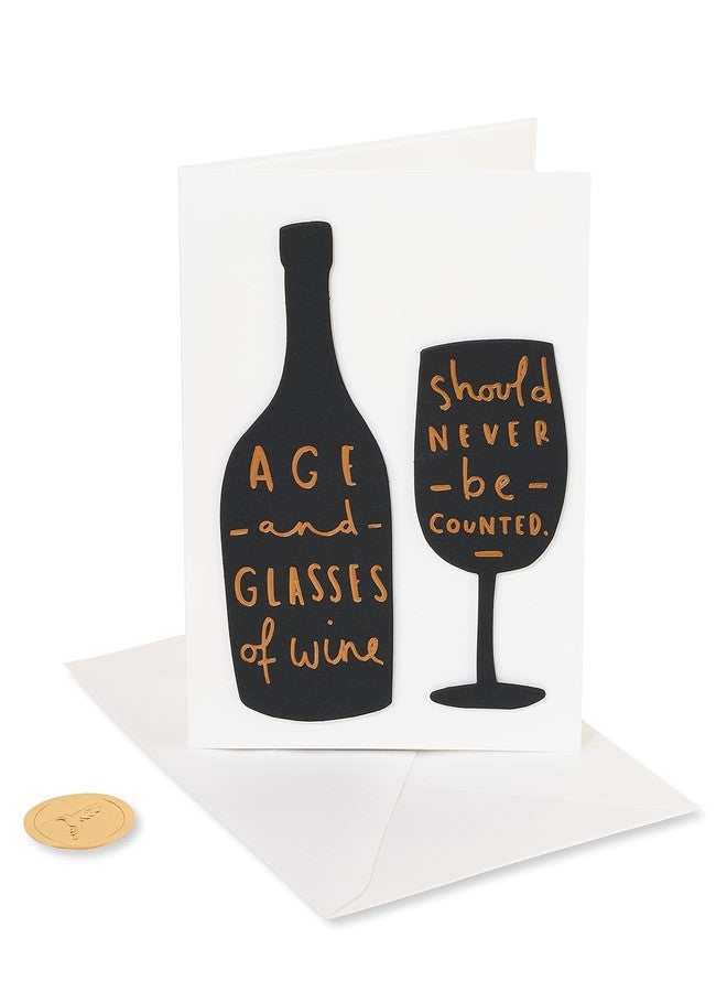 Papyrus Funny Birthday Card (Toast To You) - Image 4