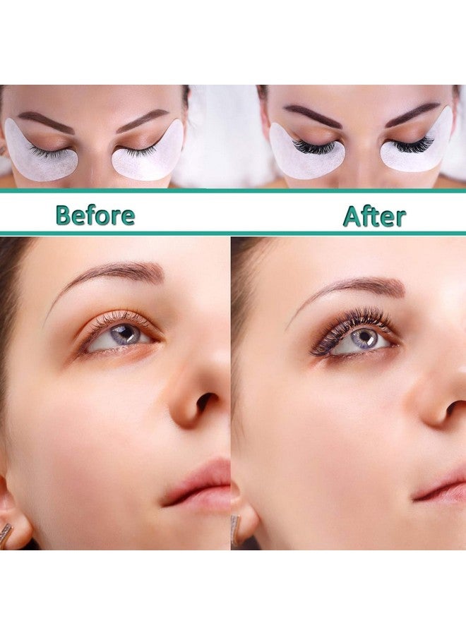 BBC لصقات جل العين - قناع عيون خالي من الوبر لتمديد الرموش - أداة تجميل للعناية تحت العين (5 قطع) - Image 4