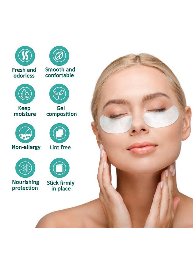 BBC لصقات جل العين - قناع عيون خالي من الوبر لتمديد الرموش - أداة تجميل للعناية تحت العين (5 قطع) - Image 5