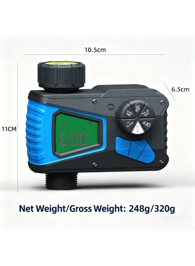 Sisily Automatic Watering Timer,Smart Copper Inlet Watering Timer - Programmable Automatic Irrigation Controller, Weatherproof for Garden & Balcony Plants - Image 5