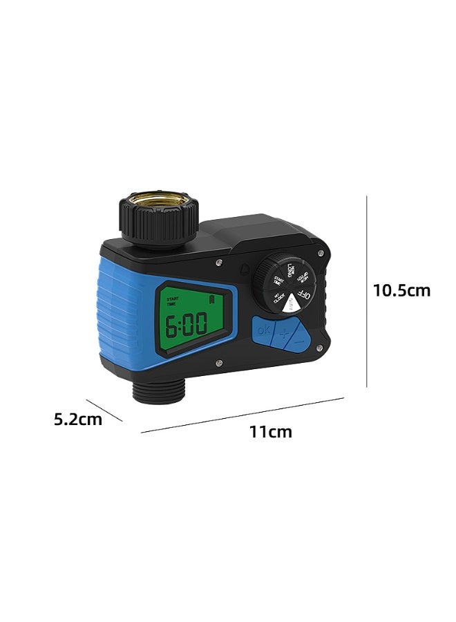 Sisily Automatic Watering Timer,Smart Copper Inlet Watering Timer - Programmable Automatic Irrigation Controller, Weatherproof for Garden & Balcony Plants - Image 2