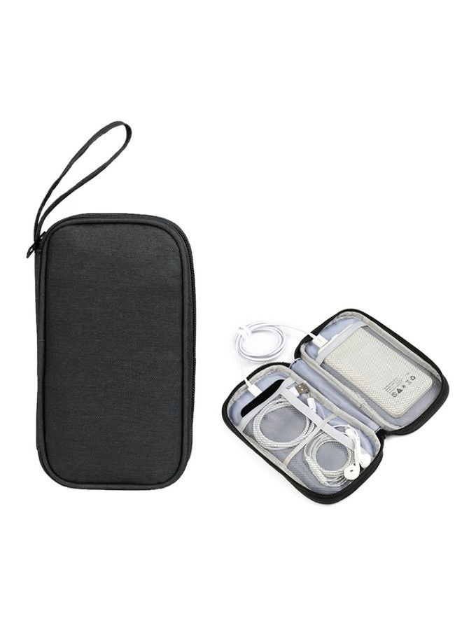 Power Hard Drive Digital Accessories Dustproof Storage Bag, Style: Power Bank Bag (Black) - Image 1