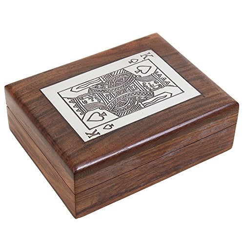 Kartique Golden Playing Cards With Wooden Box for Kids, Pack of 1 - Image 3