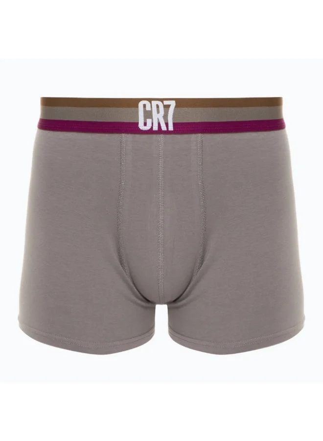 CR7  CR7 Men’s Basic Trunks – 3 Pack | Multicolor Premium Cotton Stretch Underwear  | Best Price UAE