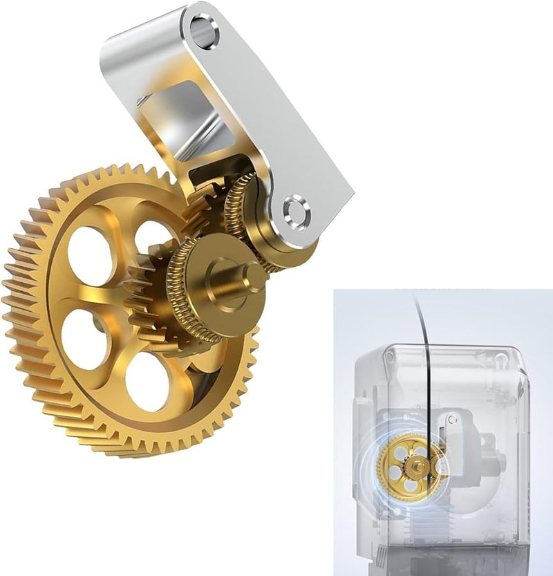 Panda Claw Gear Nano Coated Hardened Steel Lightweight High Strength For P1P P1S X1C Style X1 Printer Accessories - Image 3