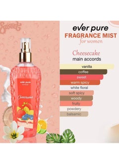 ever pure Fragrance Mist for Women Cheesecake 236 ml  - Image 2
