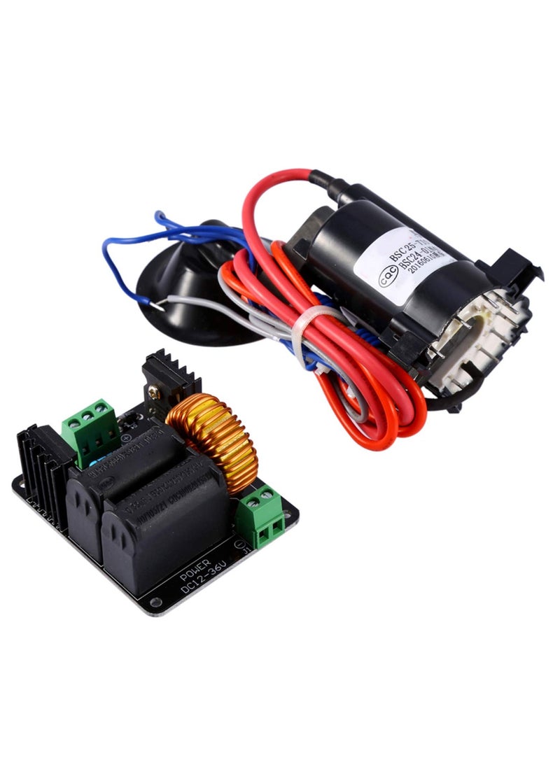 Tesla Coil Driver Board ZVS Tesla Coil Flyback Driver Marx generator Tesla Coil DC 12 to 36V High Voltage Coil Heating Board Module Excitation Circuit Design - Image 2