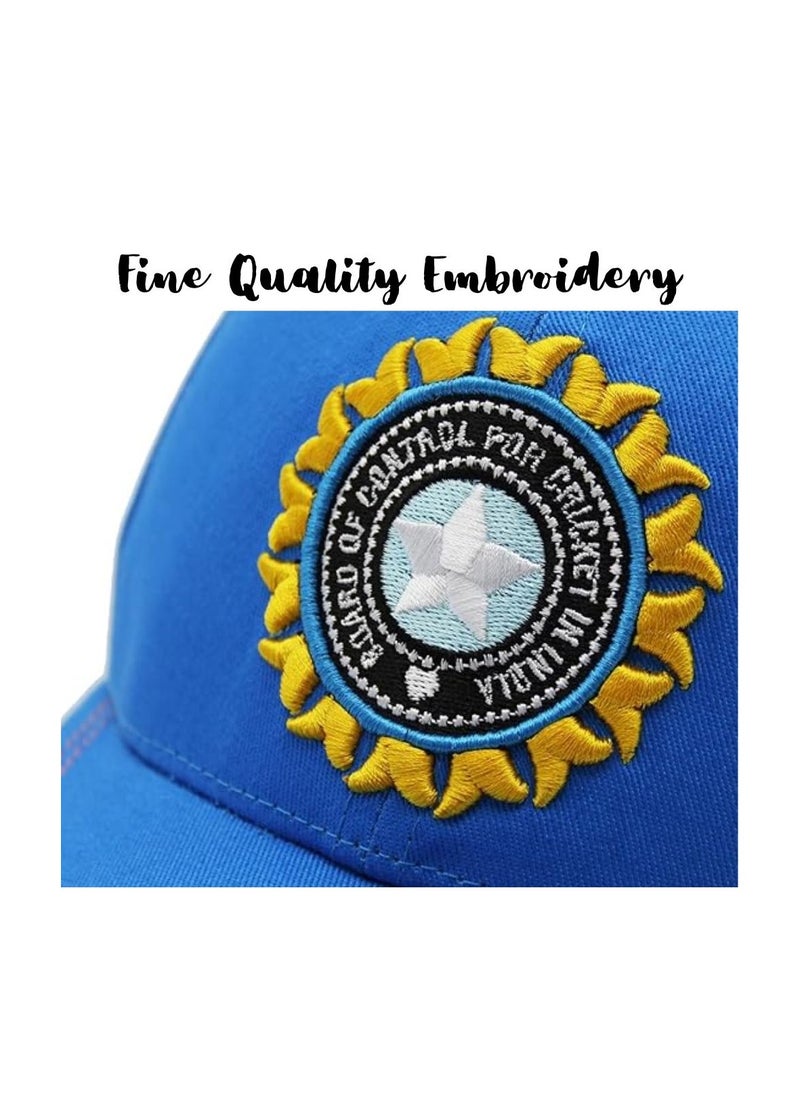 PRINTSHOP4ME - India Cricket Combo–T-Shirt,Cap,Scarf,Drawstring Bag&Hand Fan For Celebrations Match Days&Events - Image 1