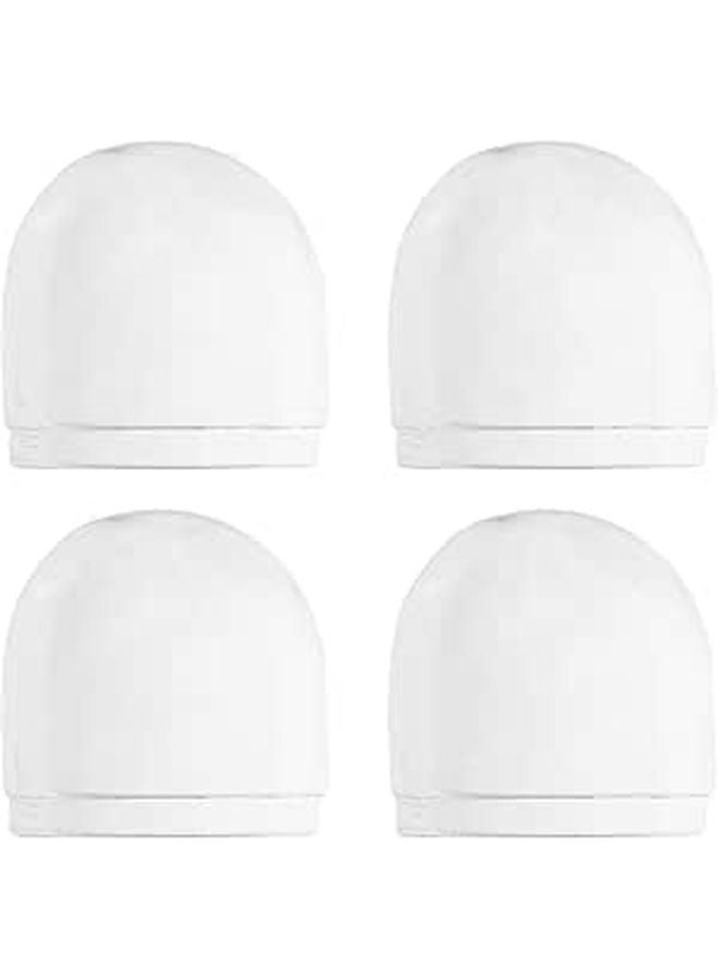 4Pcs Small Self Adhesive Silicone Door Stoppers Heavy Duty Quiet Wedges For Floor Protection - Image 1