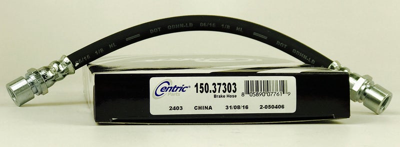 Centric Parts Centric Premium 150.37303 Automotive Replacement Front/Rear Brake Hydraulic Hose Fits Select Porshce 914, Volskwagen 411/412/Beetle/Fastback - Image 2