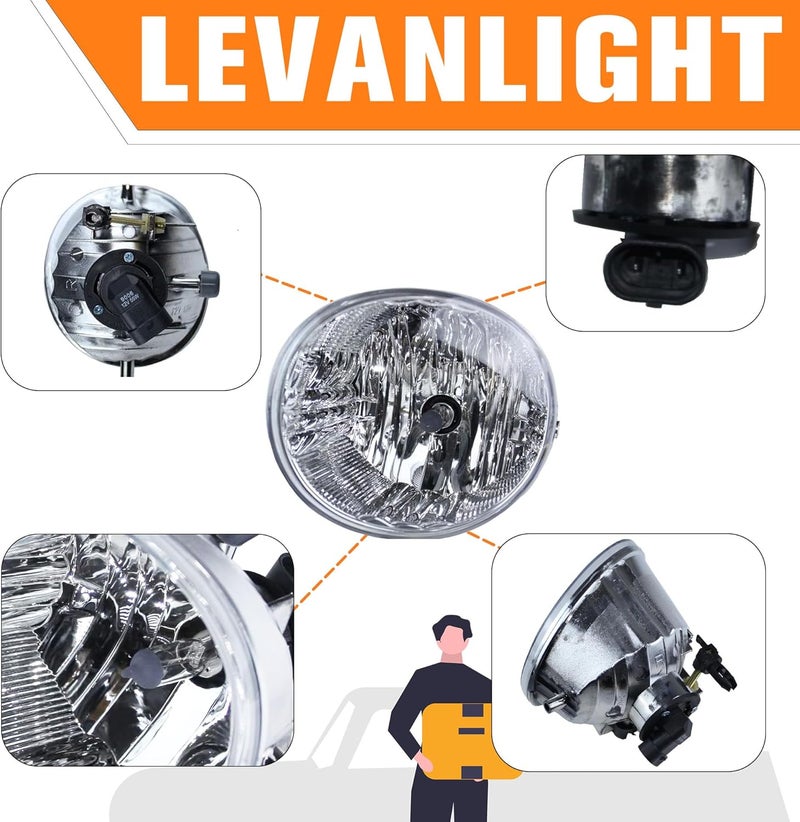 LEVANLIGHT Fog Lights Assembly for Toyota and Lexus - OEM Replacement - Image 5