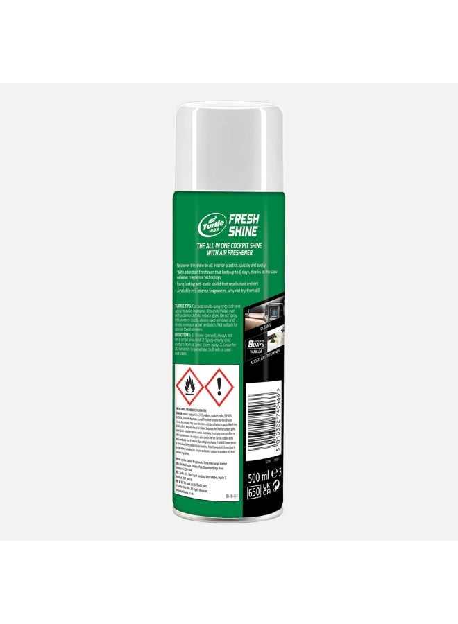 تيرتل واكس ترتل واكس ملمع ومعطر لصالون السيارة 500مل - رائحة الفانيليا - Image 2