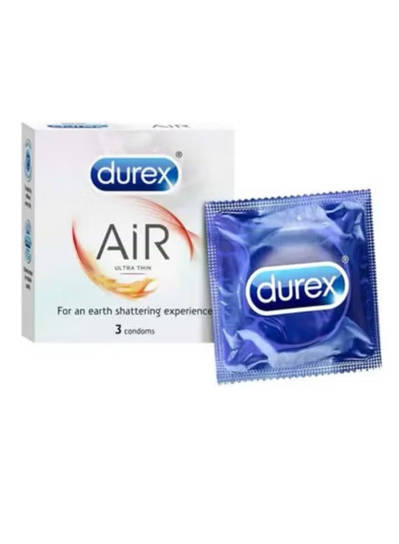 Durex 3-Piece Air Ultra Thin Condoms - Image 1