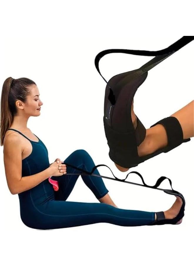RYNX - Flex Strap Stretching Strap Yoga Strap for Stretching with Loop Fascia Stretcher Flexstrap for Exercise Pilates Leg Calf Body Training - Image 1
