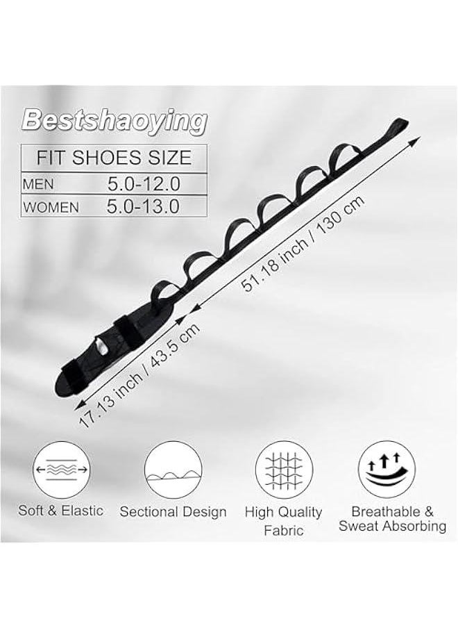 RYNX - Flex Strap Stretching Strap Yoga Strap for Stretching with Loop Fascia Stretcher Flexstrap for Exercise Pilates Leg Calf Body Training - Image 1