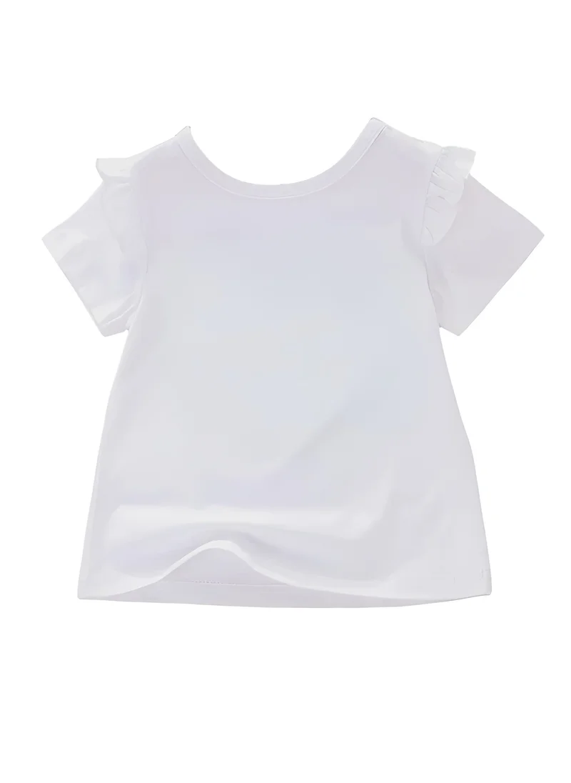 دىدانيالا D' Daniela - Elsa Little Sparkle Royals T-Shirt - White