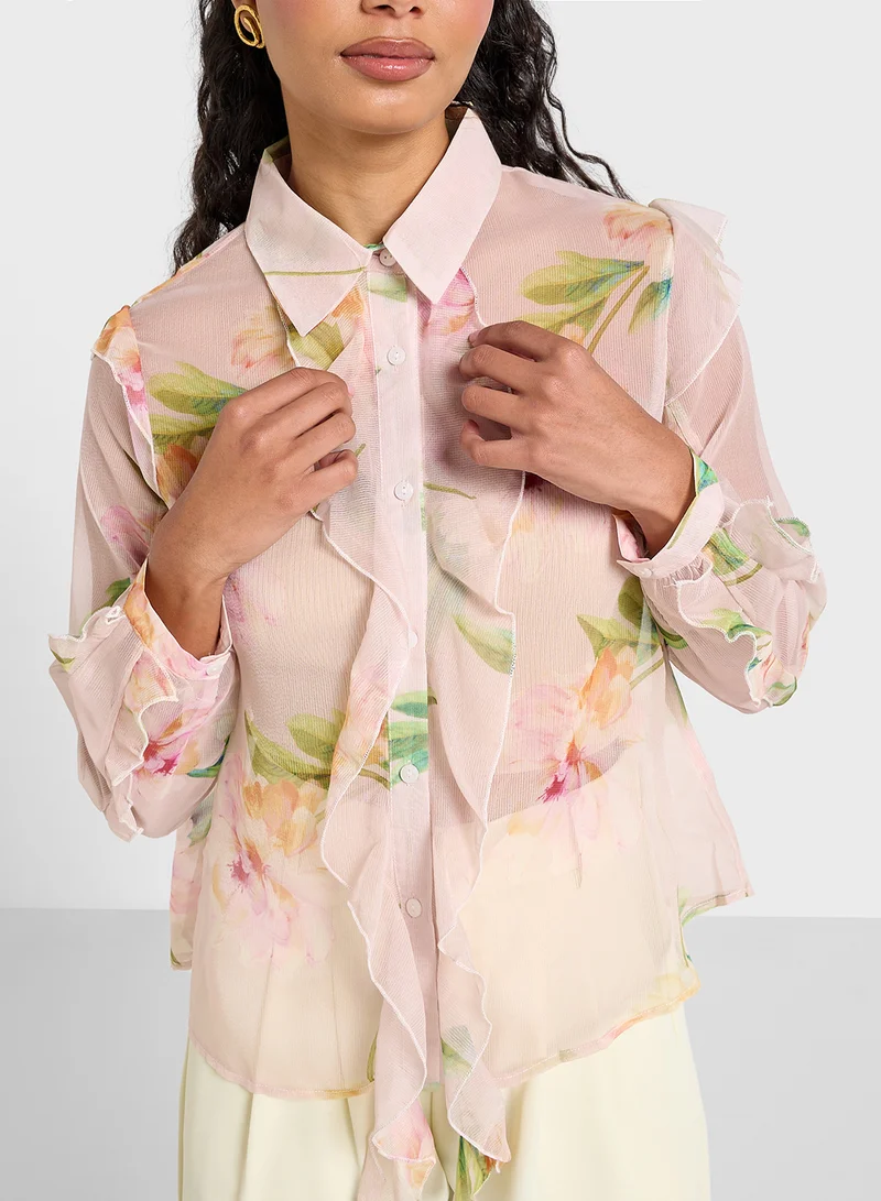 ELLA Floral Printed Shirt