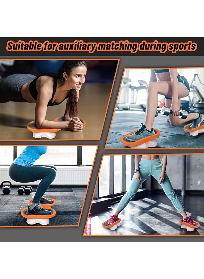 Generic Twister Board For Exercise Waist Twisting Disc With Resistance Band Twisting Stepper For Aerobic Exercise Full Body Toning Workout Noise Free Home Gym Board Exercise Equipment Disc - Image 3