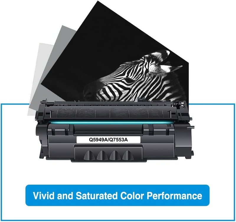 TRUE IMAGE Compatible Toner Cartridge Replacement for HP 49A Q5949A 53A Q7553A 49X Q5949X Used with 1320 1320n 3390 1160 1320tn 1320nw 3392 P2015 P2015dn Printer Ink (Black, 1-Pack) - Image 2