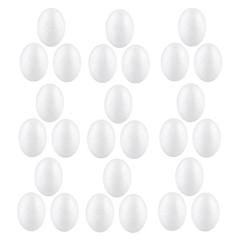 10pcs Simulation Chicken Eggs 9cm for Easter Decor Crafts - Image 2