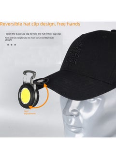 Generic Clip-on Hat Type-c Charging Cob Work Light Keychain Strong Magnet Led Inspection Light Bottle Opener Portable Lantern-Color:T131 Cob Headlight  - Image 4