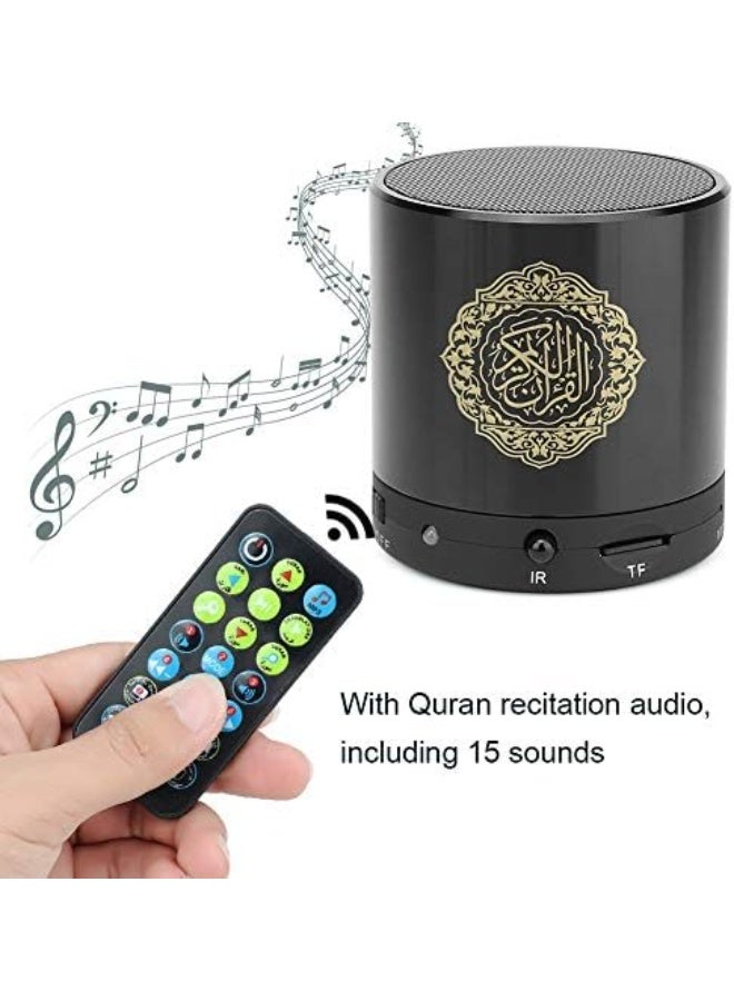 Quran Portable Bluetooth Speaker 5.97x5.97x6.35 cm Black  - Image 5