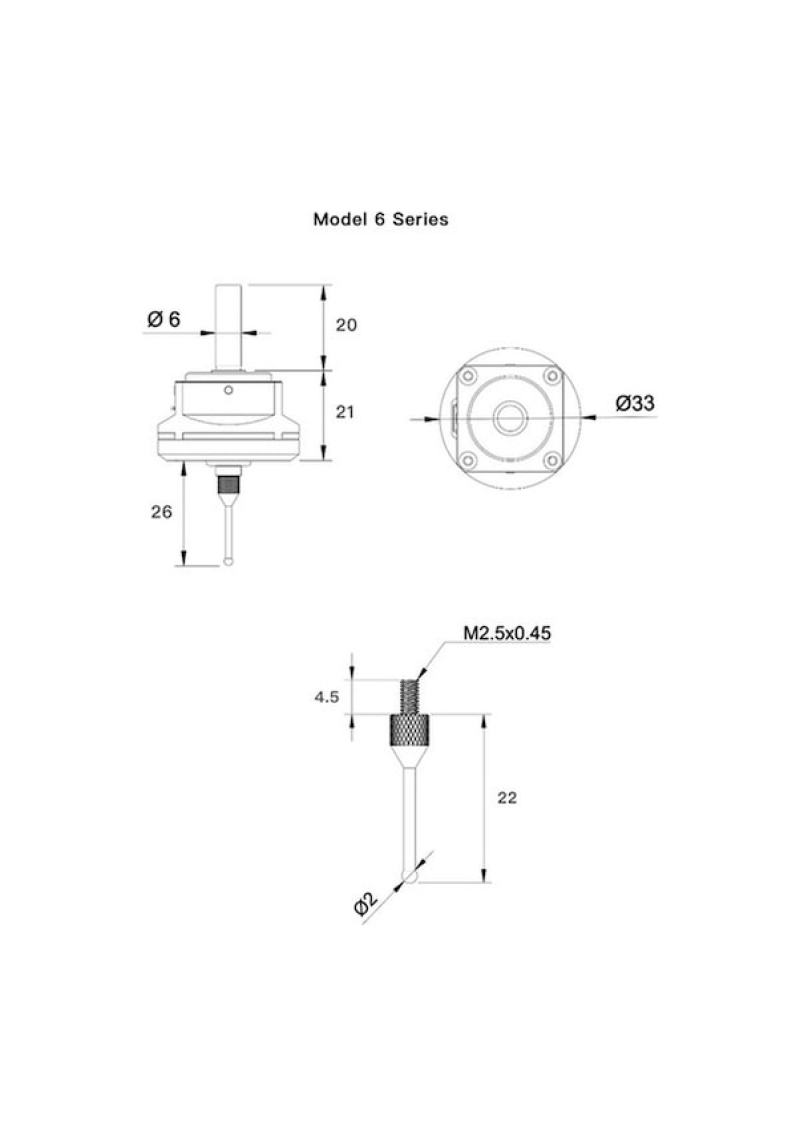 3D Touch Probe 6mm Black Metal Anti-Roll Design - MACH3 GRBL Compatible CNC Positioning Probe for CNC Machining Systems - Image 4