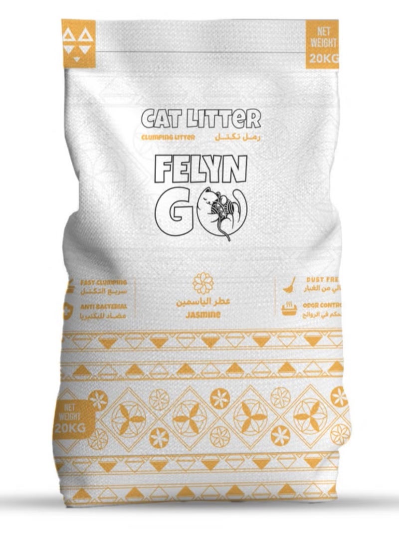 Felyn go a sand for cats with the smell of jasmine 20 liters