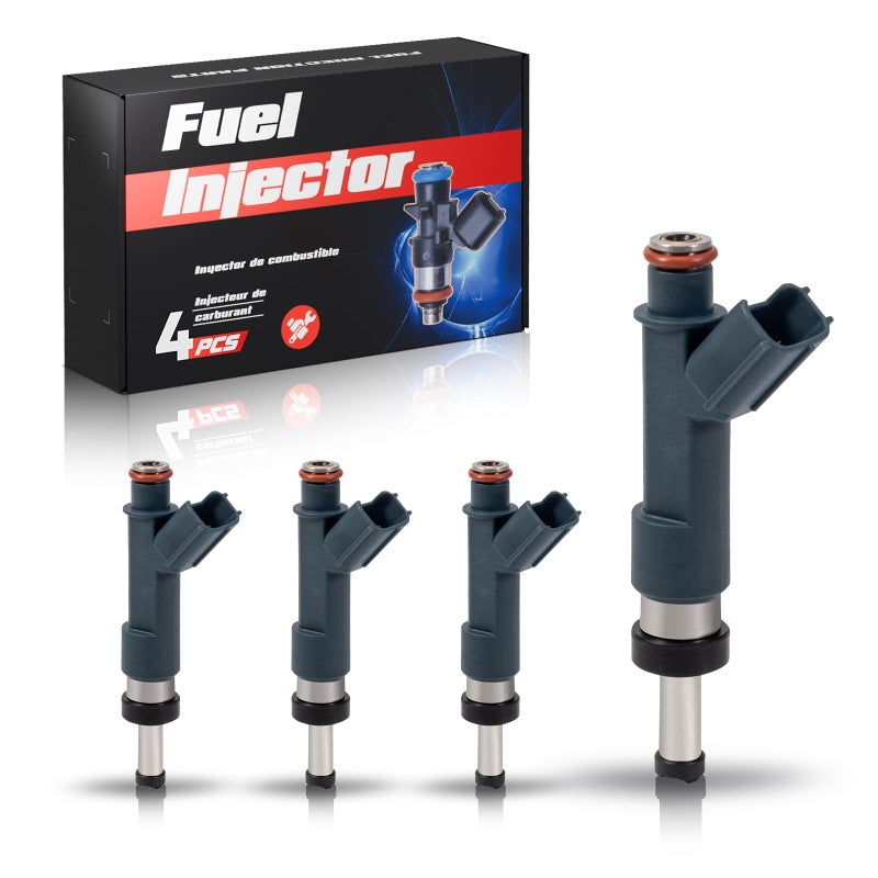 ENA 12 Holes Fuel Injectors Compatible with Toyota Tundra Prius Sequoia Lexus CT200h 18L 57L L4 V8 2010 2011 2012 2013 Replacement for FJ1055 2320939195 2325037020 1581581 162079 Set of 4 - Image 2