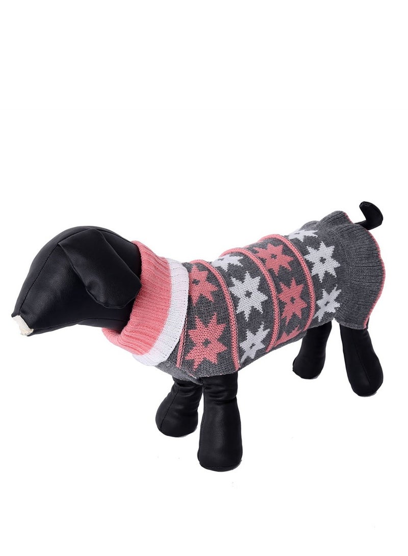 Loquat New Dog Skirt Autumn Winter Stars Polka Dot Clothing Environment Pink - Image 1