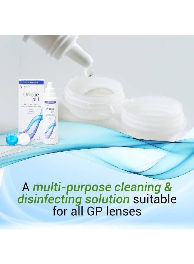 Menicon Unique pH Multi-Purpose Solution Plus RGP Lens Case, ONE 4 Fluid Ounce (120 Milliliter) Bottle - Image 3