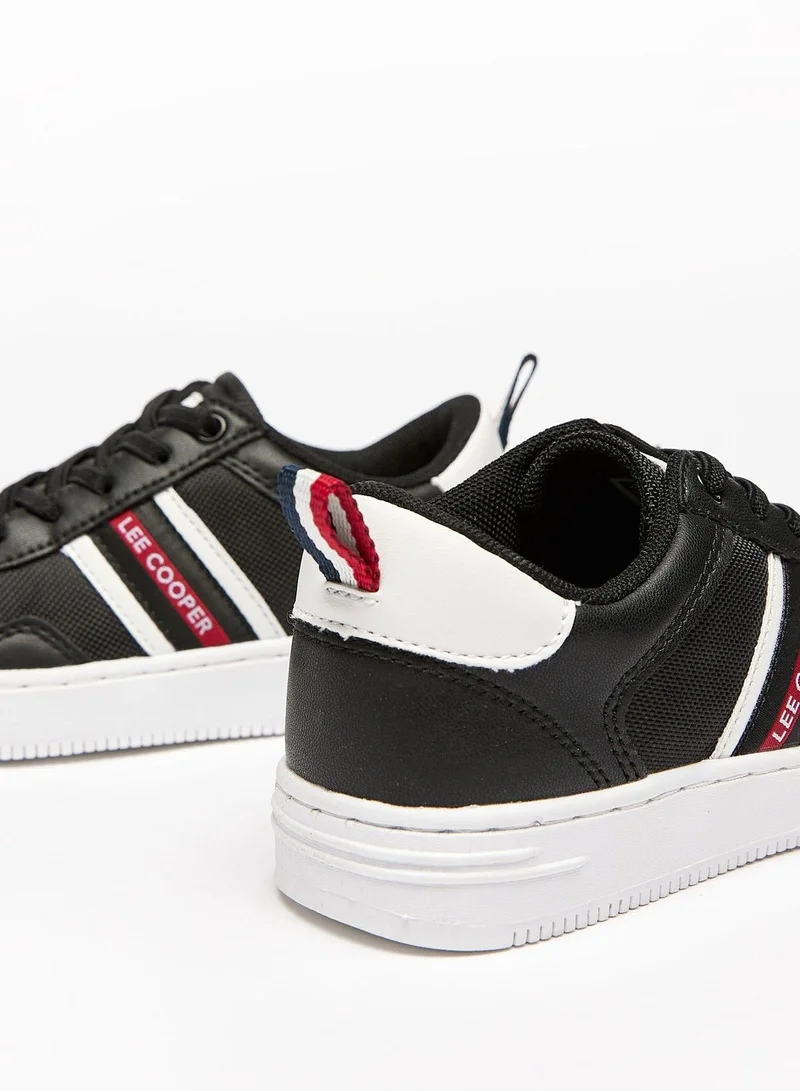 Lee Cooper Boys Textured Sneakers with Lace Up Closure