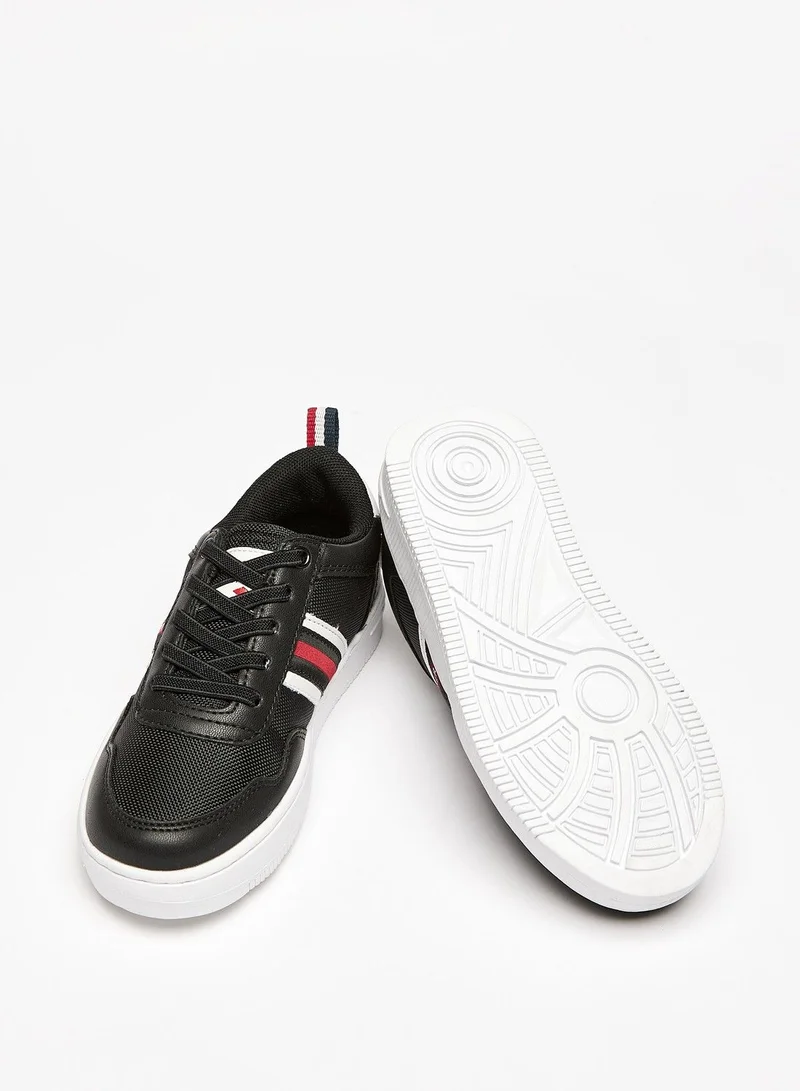 Lee Cooper Boys Textured Sneakers with Lace Up Closure