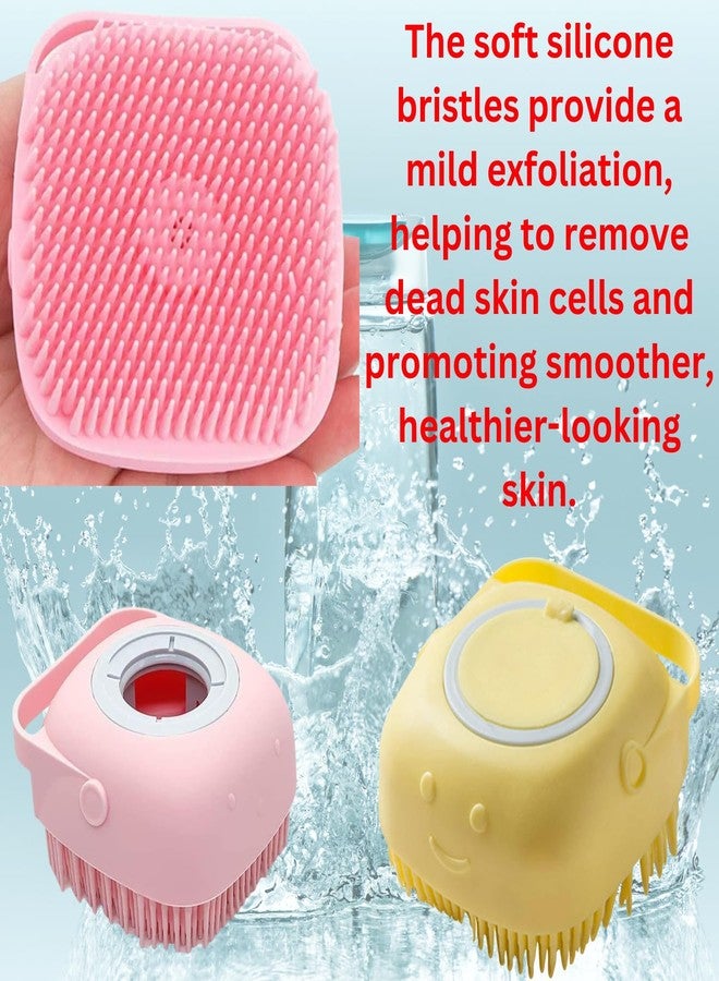 RENIAL® Silicone Body Back Scrubber Double Side Bathing Brush for Skin Deep Cleaning Massage, Bubble Bath Brush, Body Scrubber Belt, and Exfoliating Bath Brush Set (Pack of 1) - Image 5