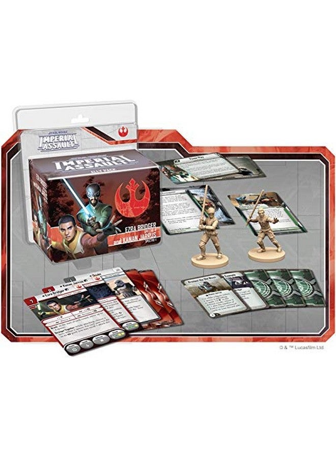 Fantasy Flight Games Star Wars Imperial Assault Board Game Ezra Bridger and Kanan Jarrus ALLY PACK - Epic Sci-Fi Strategy Game for Kids and Adults, Ages 14+, 1-5 Players, 1-2 Hour Playtime, Made by Fantasy Flight Games - Image 2