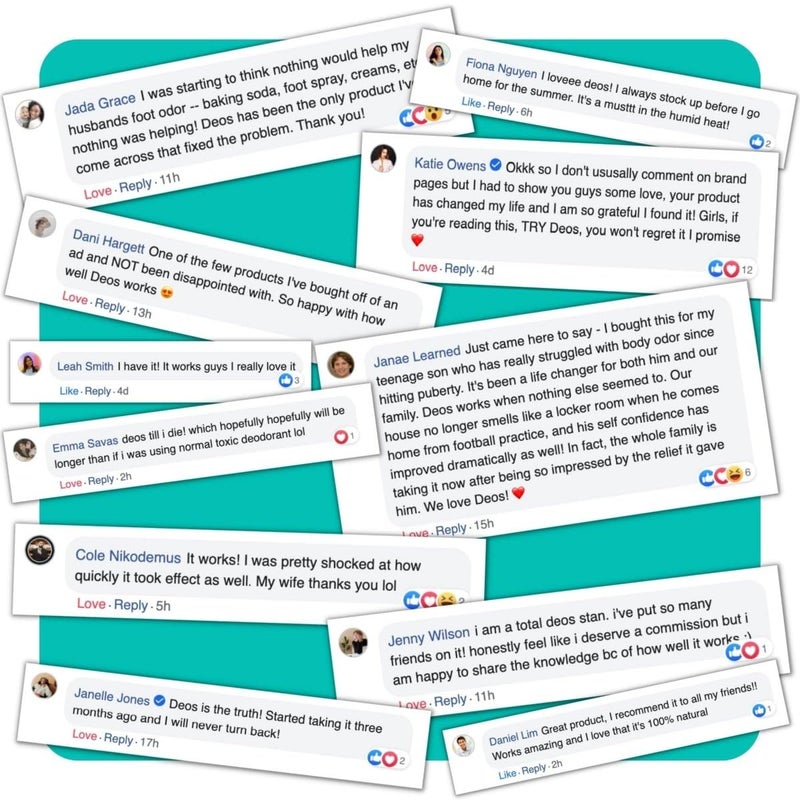 DEOS Internal Deodorant Supplement â€“ Full Body Deodorizer for Gut Health, Skin Health, Detox & Digestion Support â€“ Natural Odor Control Chlorophyll Pills | 30 Capsules - Image 3