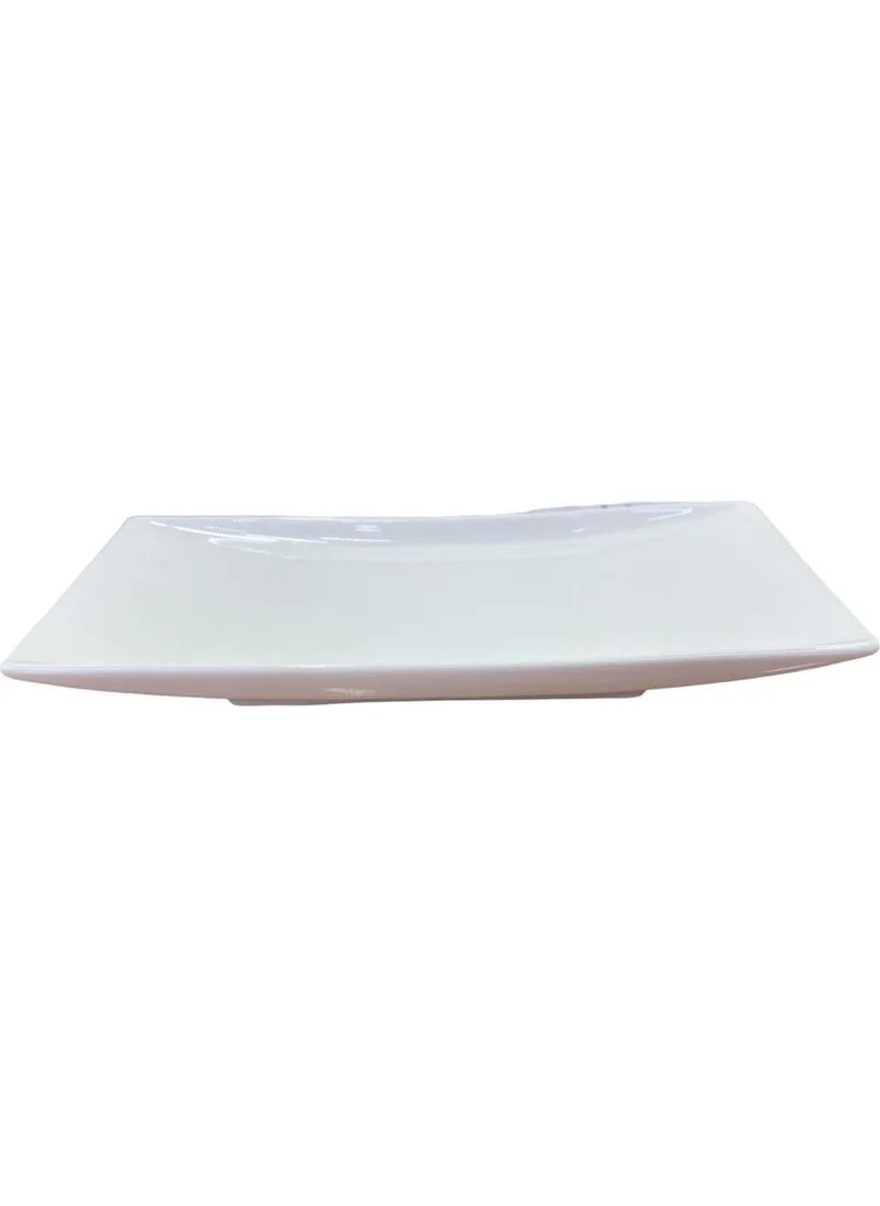 Acar Porcelain Rectangular Boat Plate 21X9CM 9347