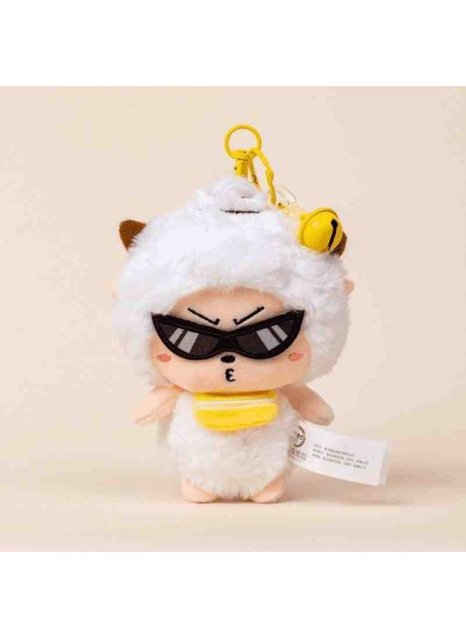 Generic - Cute Wool Plush Keychain - Adorable Xi Yangyang Backpack Charm and Lazy Yangyang Keyring - Image 1