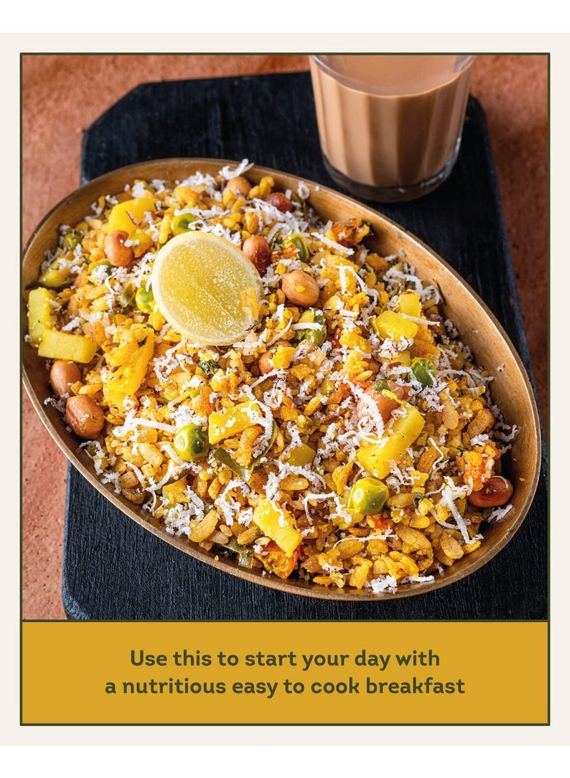Aazol Healthy Red Rice Poha - 250g | Easy to Make | Healthy Breakfast | Good for Digestion - Image 4