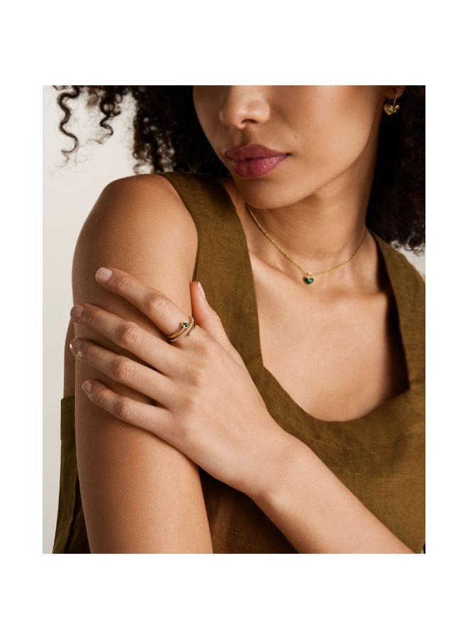 فوسيل خاتم كلاسيكي من المعدن الأساسي - Image 2