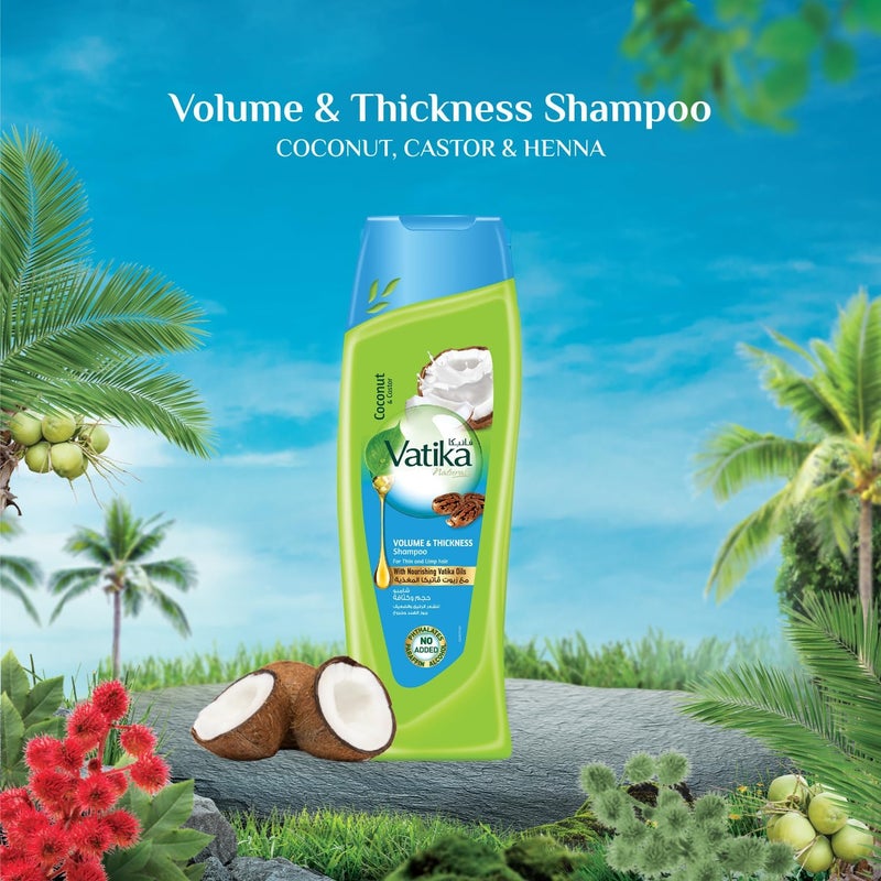 Vatika Naturals Volume & Thickness Shampoo 200ml - Image 2