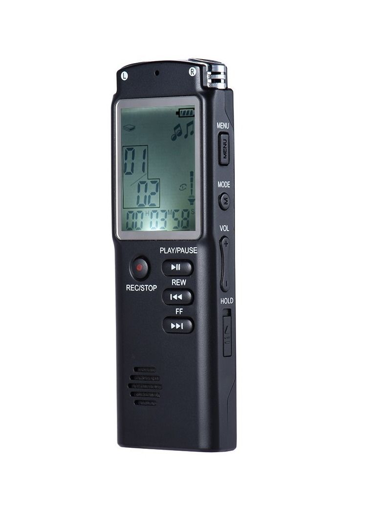 8GB Audio Voice Recorder MP3 Music Player Dictaphone Voice Activate(VAR) A-B Repeating Telephone Conversation Recording  - Image 3