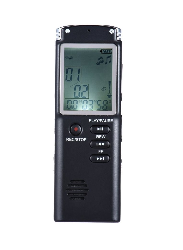8GB Audio Voice Recorder MP3 Music Player Dictaphone Voice Activate(VAR) A-B Repeating Telephone Conversation Recording  - Image 4