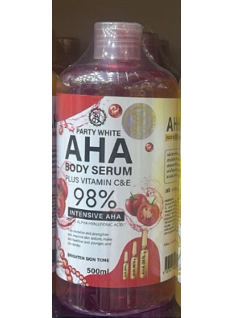 Party White AHA Body Serum Plus Vitamin C&E 2