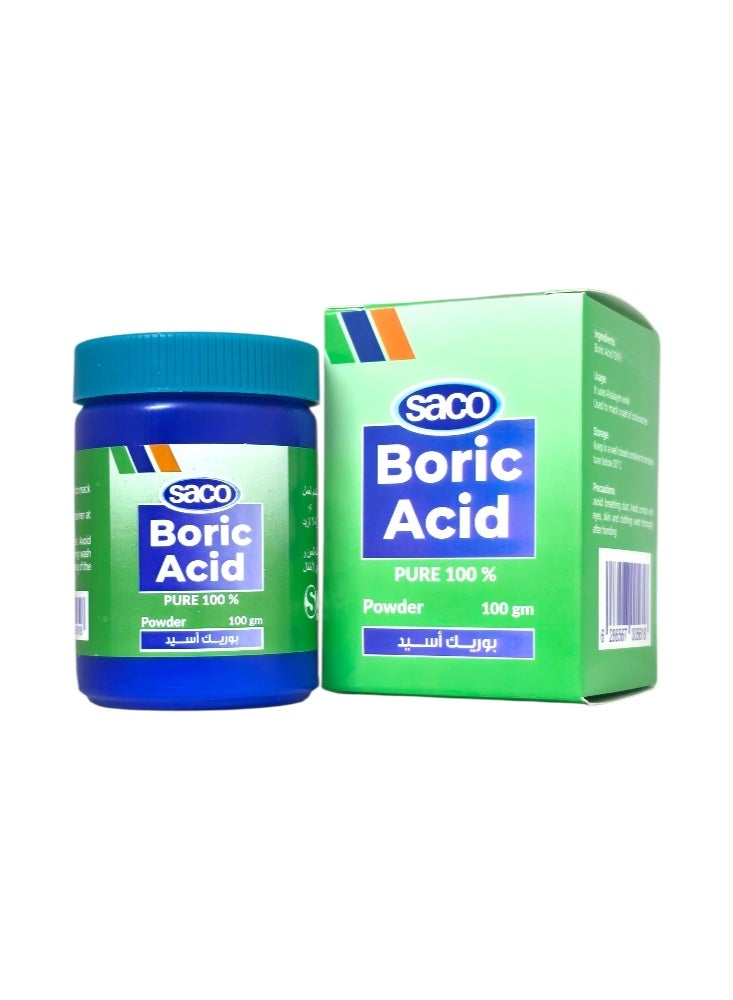 Saco 2-Pices Set 2*100g Boric Acid Pure 100% Powder - Image 2