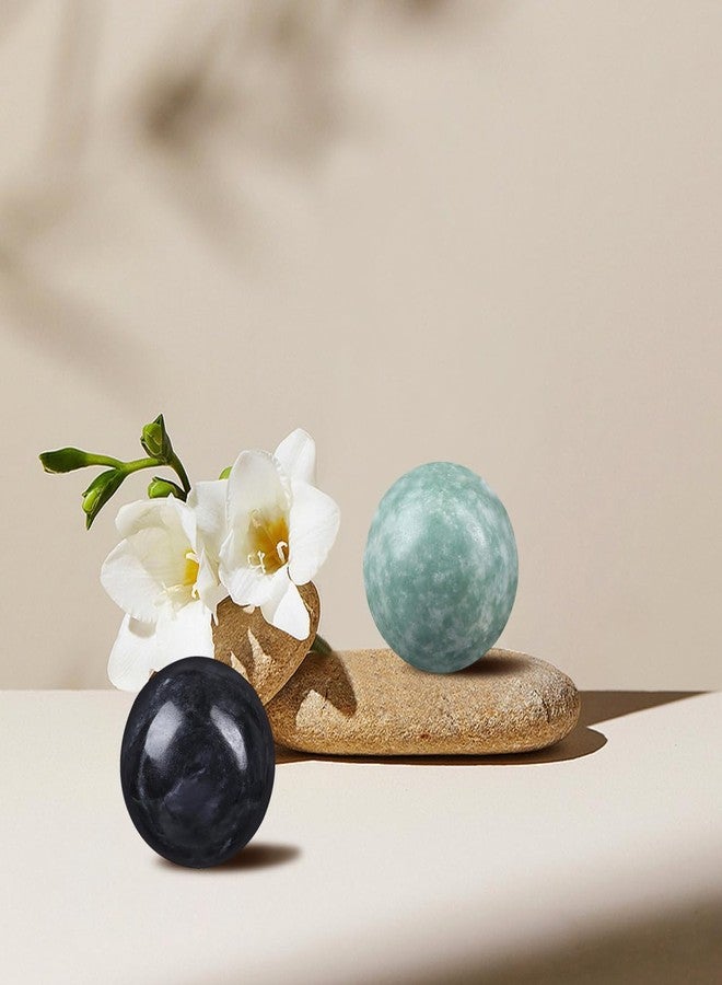 Garneck 4Pcs Marble Hand Exercise Balls Set Traditional Chinese Baoding Balls Round Hand Exercise Massaging Marble Handballs Relief Massage - Image 2