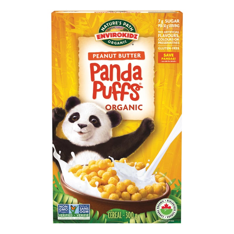 EnviroKidz Peanut Butter Panda Puffs Organic Cereal 106 oz