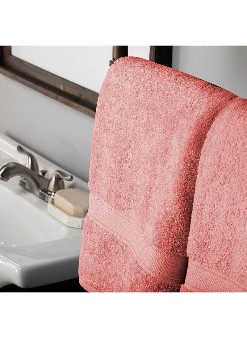 سيجنولا منشفة حمام سيجنولا 50 × 90 سم لون وردي سكوتش، قطن 100%. - Image 3