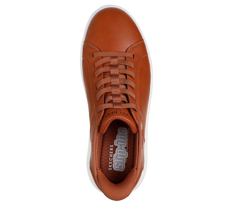 Skechers Mens Court Break - Double Vented Brown Slip-ins Sneaker,UK 6(US 7) - Image 2